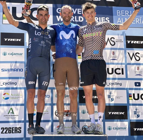Alejandro Valverde wint meteen zijn eerste gravelwedstrijd in 2023