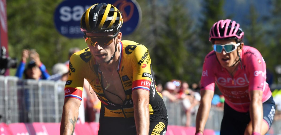 Primoz Roglic denkt niet aan vroege aanval: “Optimistisch voor vandaag en morgen”