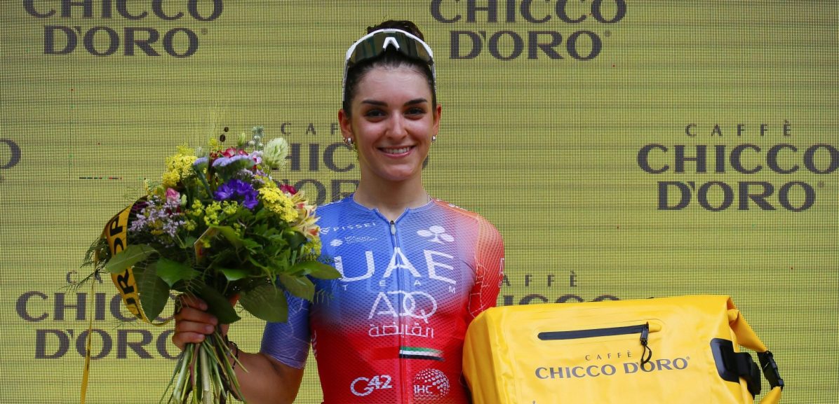 Gasparrini emotioneel na winnende sprint: “Ik draag deze zege op aan mijn opa”