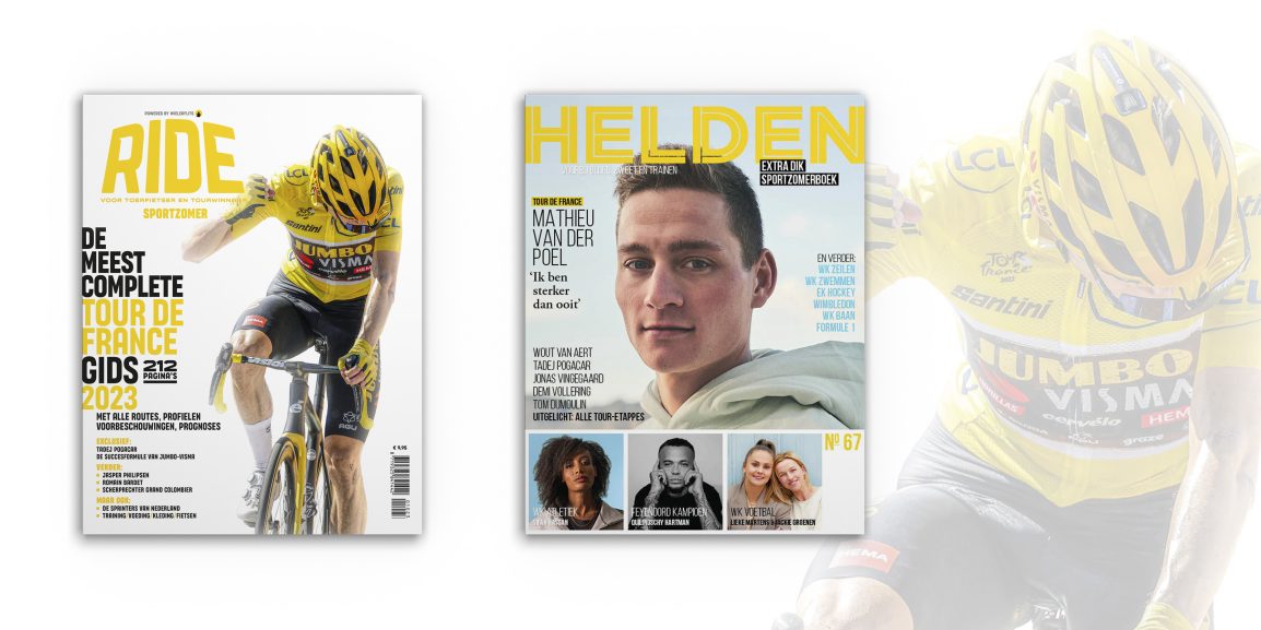 Tour de France Voordeelbundel: RIDE & Helden met 20% korting