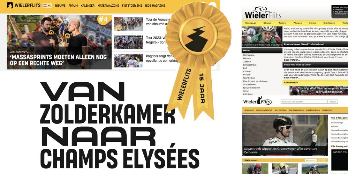 WielerFlits bestaat vandaag 15 jaar