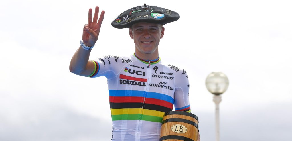 Remco Evenepoel: “Ongelooflijke cijfers van Pogacar en Vingegaard, al heb ik ze ook al gerealiseerd”