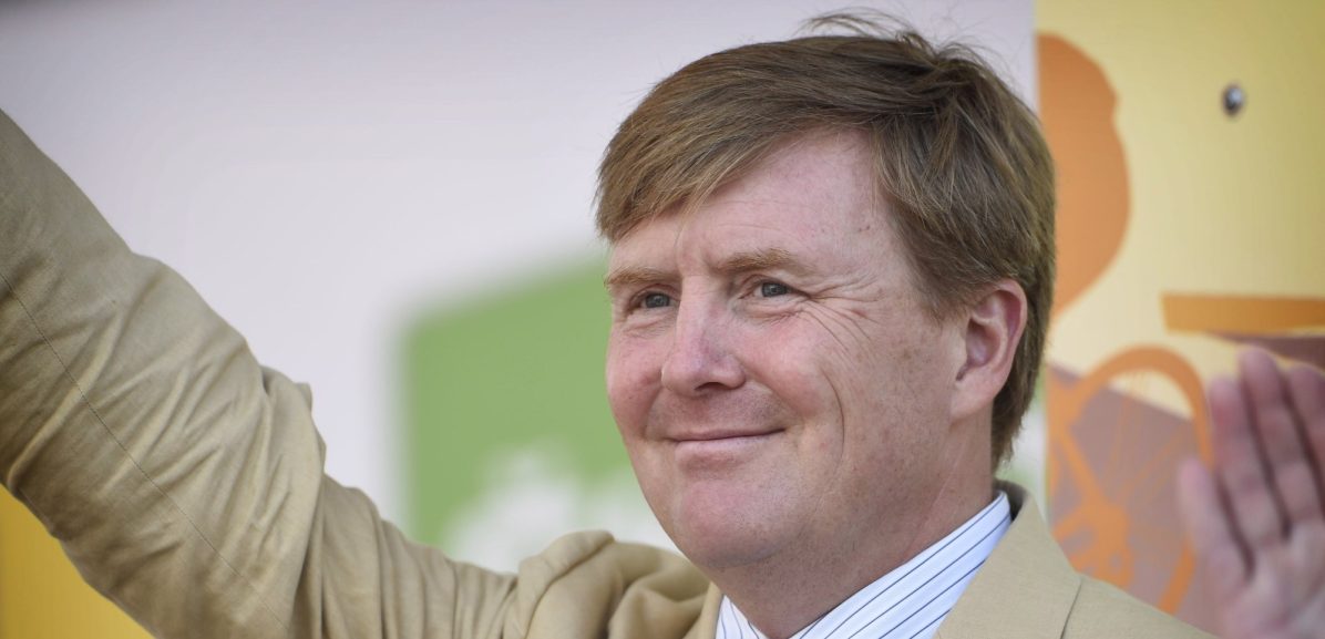 Koning Willem-Alexander en koningin Máxima feliciteren Mathieu van der Poel met wereldtitel