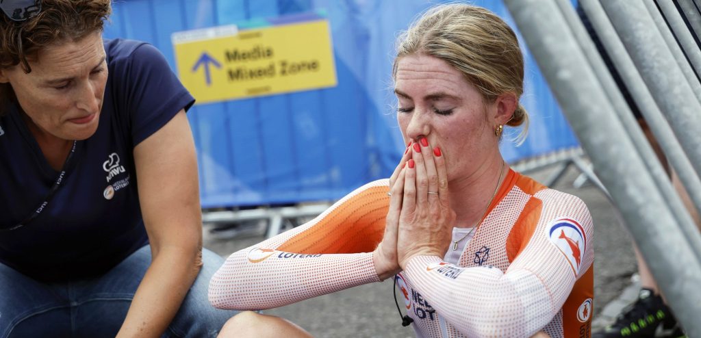 Demi Vollering ‘had het gewoon niet’ in tijdrit: “Blijkbaar niet de beste voorbereiding”