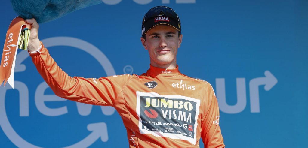 Olav Kooij derde in openingsrit Renewi Tour: “Zat helaas achter de valpartij”