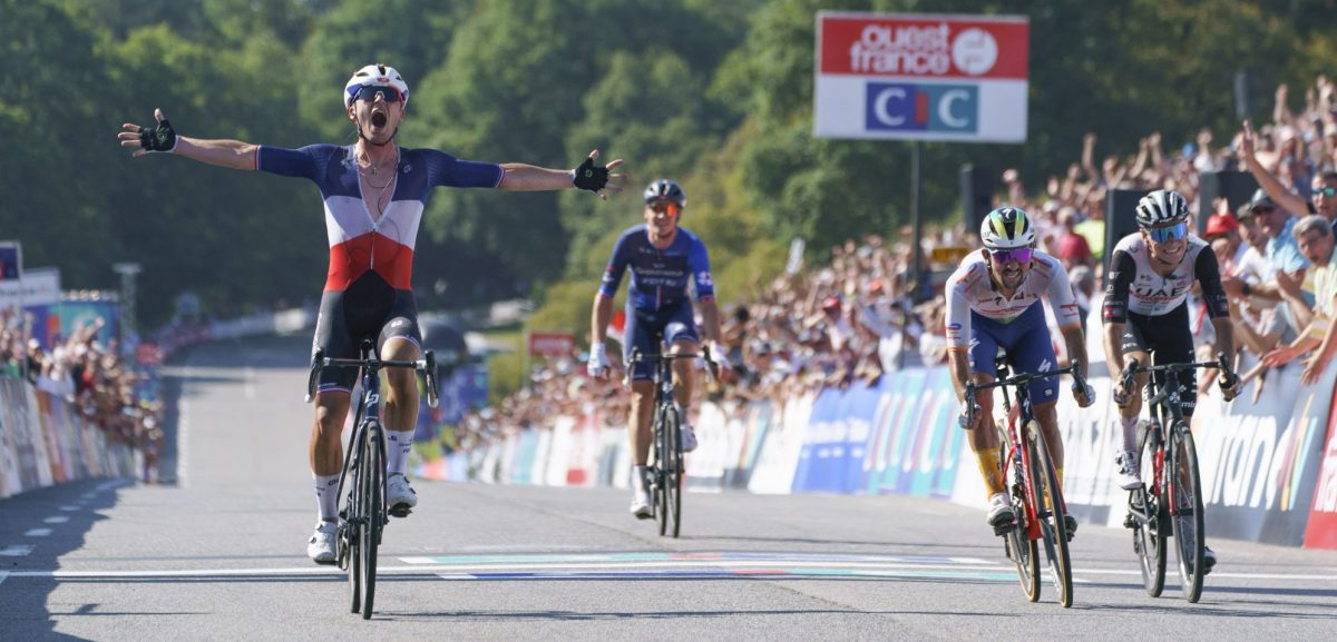 Frans kampioen Valentin Madouas de beste in Bretagne Classic, bijrol Mathieu van der Poel | WielerFlits