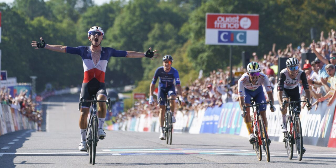 Frans kampioen Valentin Madouas de beste in Bretagne Classic, bijrol Mathieu van der Poel