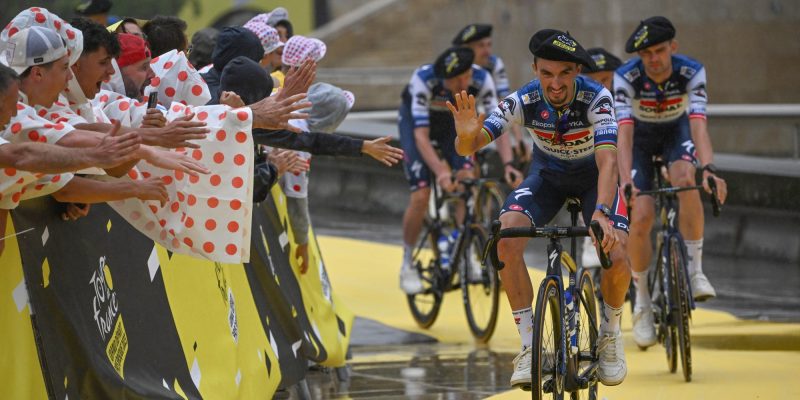 Franck Alaphilippe mag niet blijven bij Soudal Quick-Step: “Er waren spanningen tussen Patrick Lefevere en Julian”