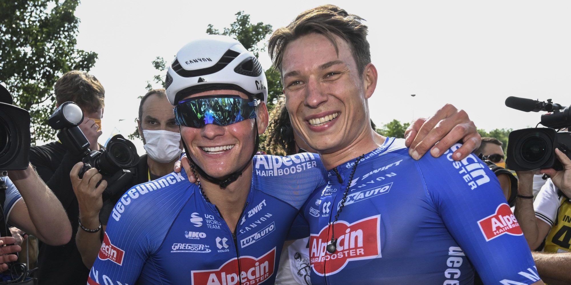 Jasper Philipsen rent halve marathon, Mathieu van der Poel reageert: “Volgende week nog eentje?”