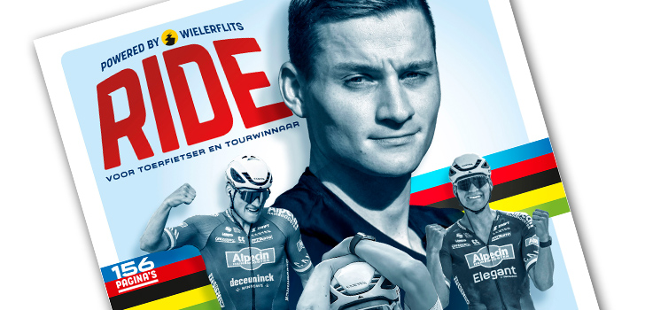 Mathieu van der Poel prijkt op de cover van de nieuwe RIDE