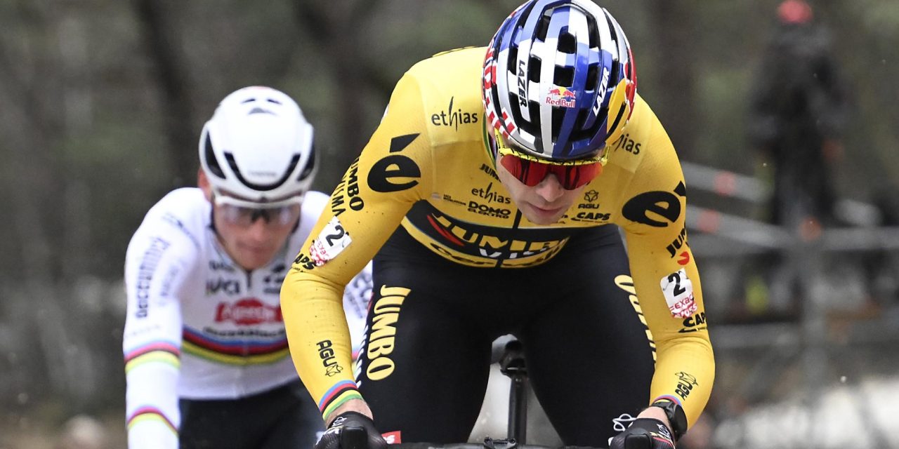 Wout van Aert rijdt met nieuwe Lazer-helm... in slechts vijf wedstrijden