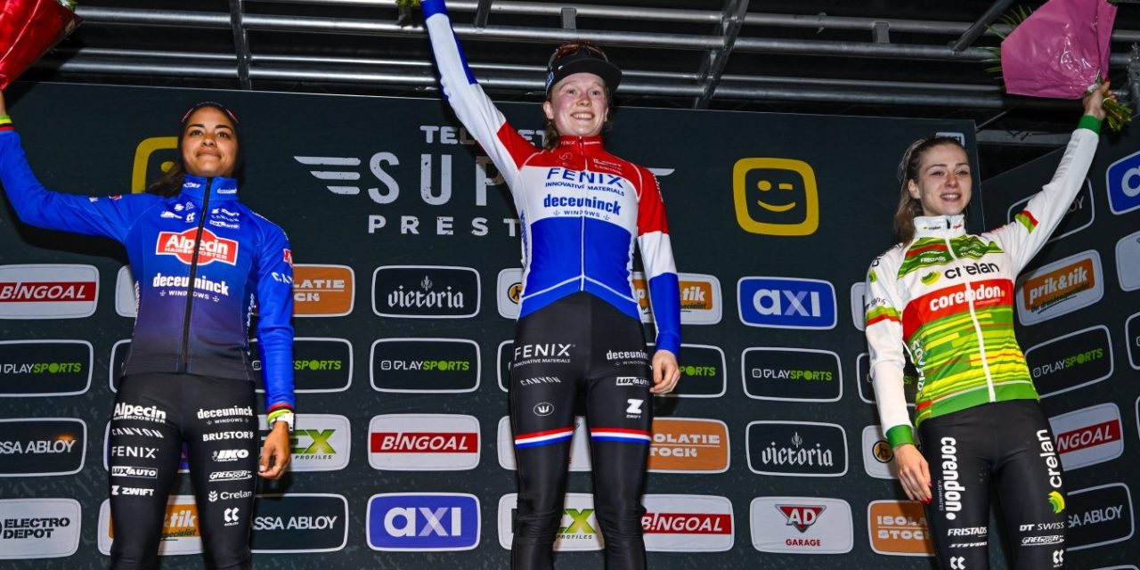 Ceylin Alvarado tweede in Diegem ondanks gemiste start: “Was even filerijden”