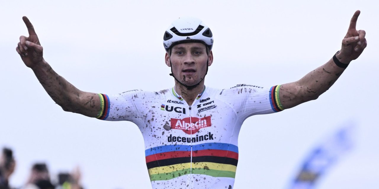 Mathieu van der Poel doet concurrentie ook in Koksijde in het zand bijten, Ronhaar tweede voor Van Aert