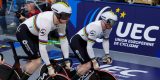 Lavreysen, Hoogland en Van den Berg flitsen in Apeldoorn naar EK-goud op teamsprint