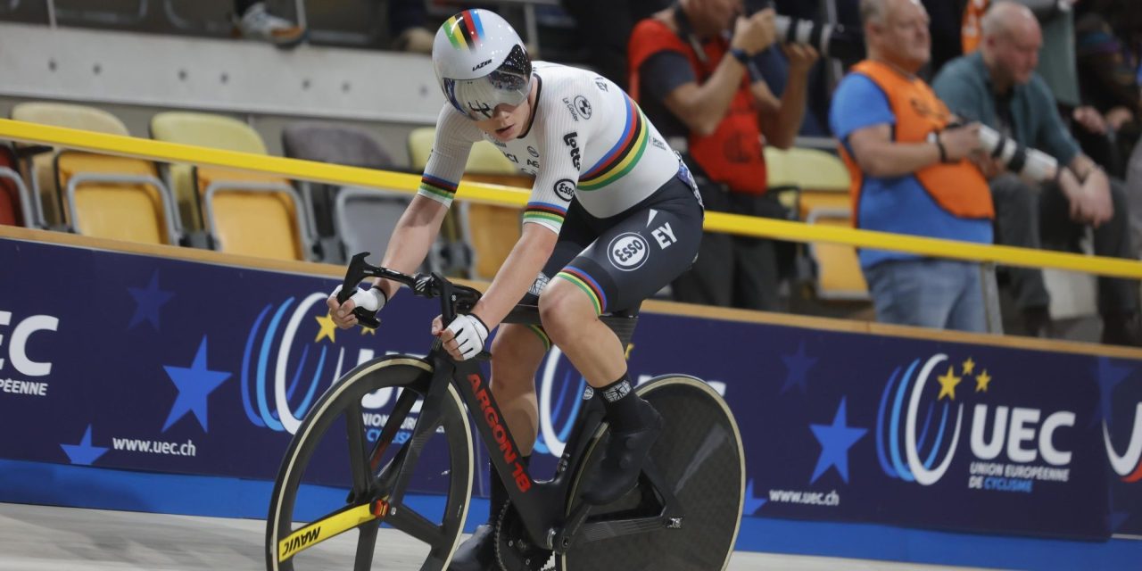 Lotte Kopecky kroont zich tot Europees kampioene puntenkoers, Marit Raaijmakers net naast het podium