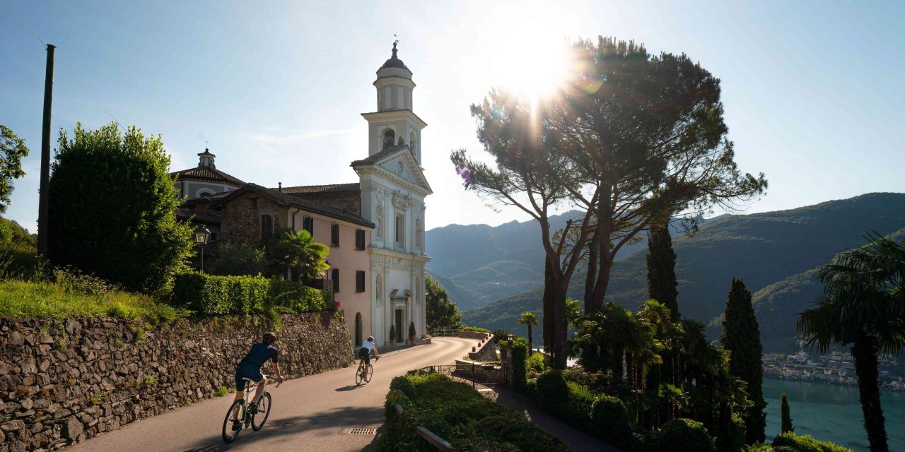 In de fraaie fietsregio Ticino treffen de Zwitserse en Italiaanse cultuur elkaar