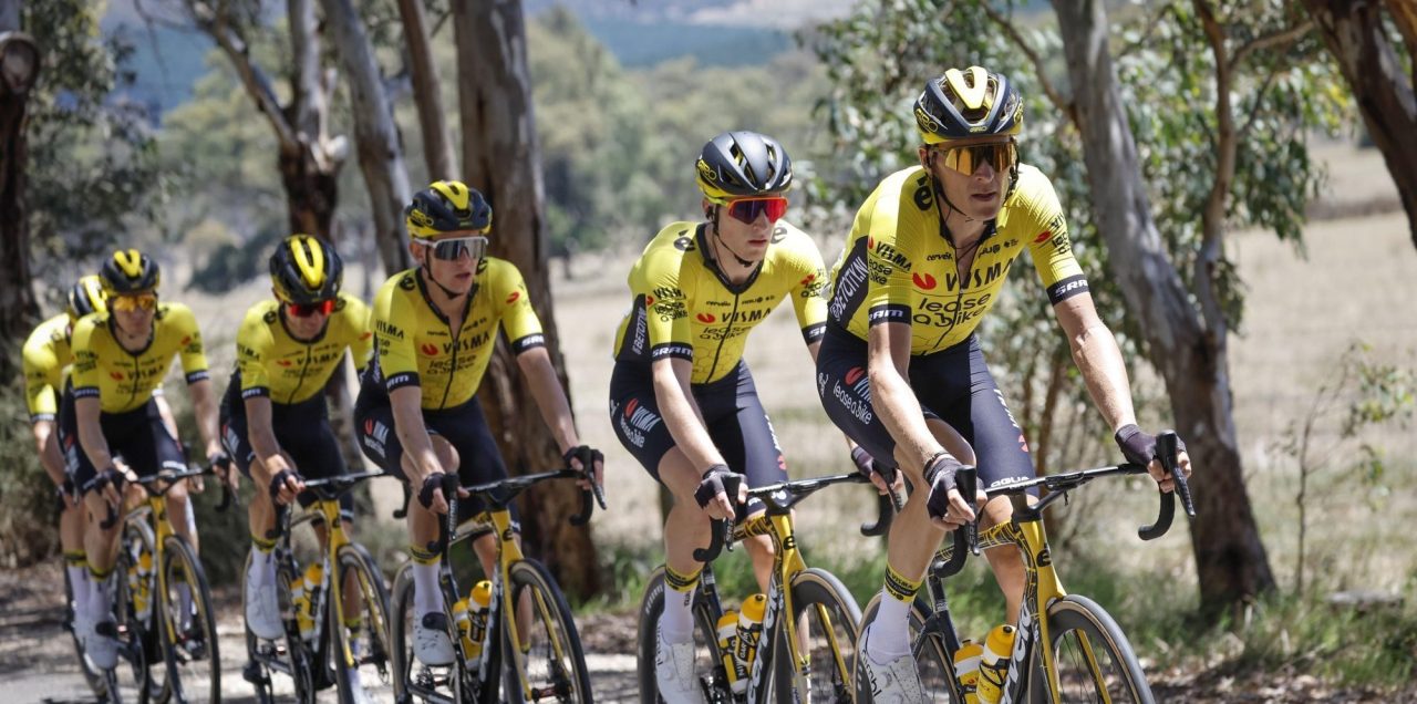 Probleemloze dag voor Visma | Lease a Bike in Tour Down Under: Gelukkig goed gefinisht