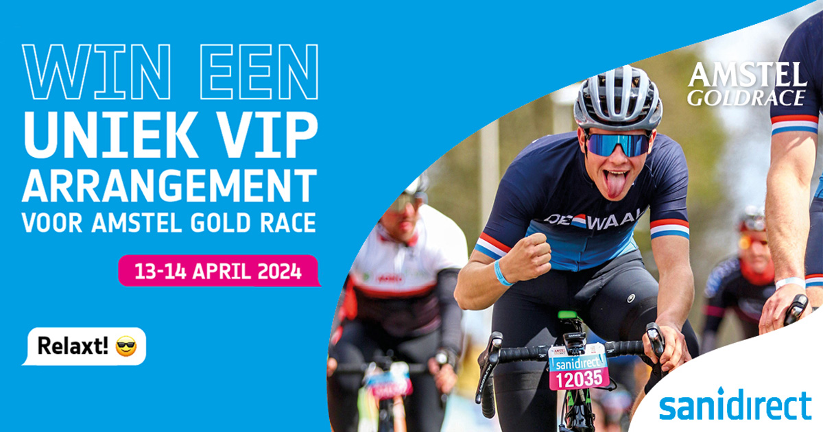 Winactie: Maak kans op een uniek VIP-arrangement voor de Amstel Gold Race met Sanidirect