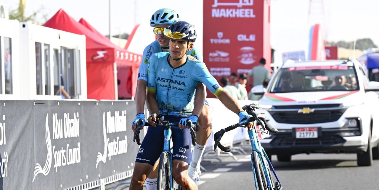 Op de bagagedrager: Gazzoli brengt gevallen Tejada over de streep in UAE Tour