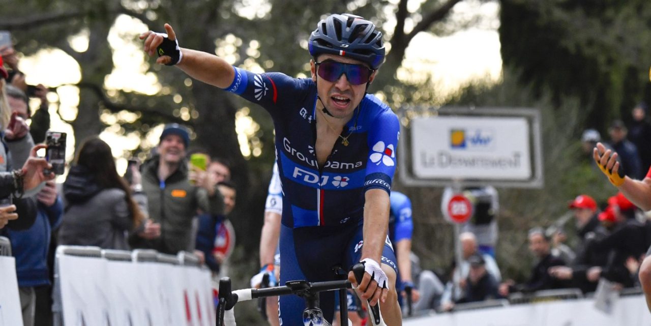 Lenny Martinez bekroont topvorm met solozege in Trofeo Laigueglia