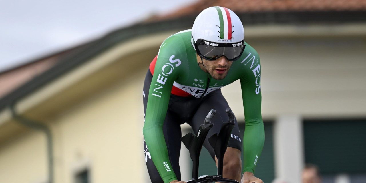 Filippo Ganna grijpt net naast zege in Tirreno-Adriatico: Maar ben wel blij