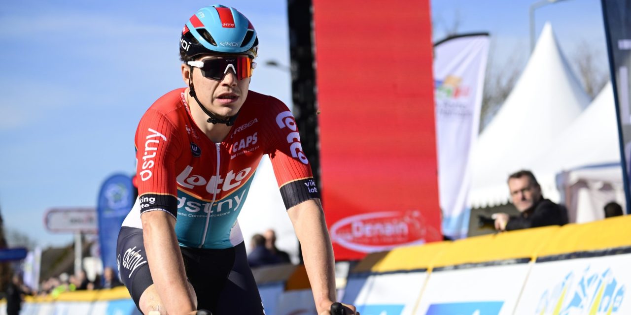 Arnaud De Lie blij met ereplaats in gevaarlijke GP de Denain: Val was niet de fout van Küng