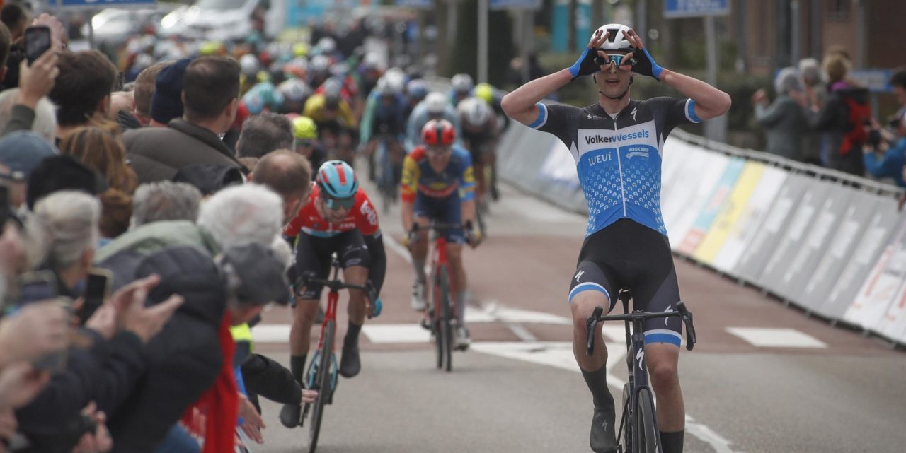 Elmar Abma verrast sprinters in openingsetappe Olympia’s Tour