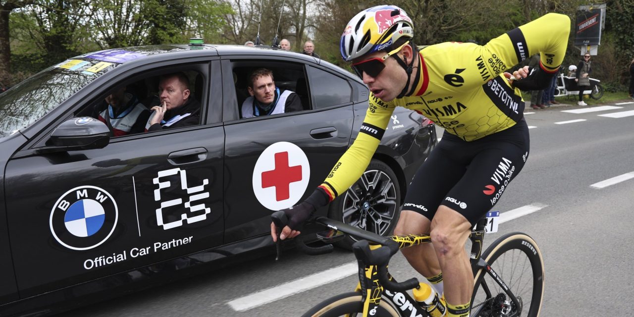 Wout van Aert houdt net als Jonas Vingegaard een gekneusde long over aan crash