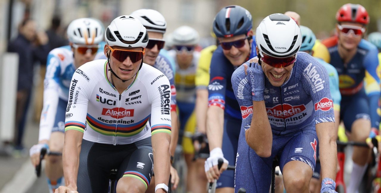 Na de Ronde was er wat decompressie bij Mathieu van der Poel: “Maar snel kunnen omdraaien”
