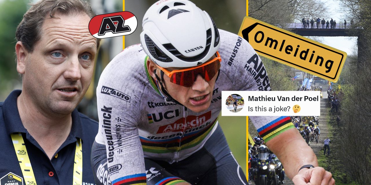 Opvolger Zeeman, ridicule chicane in natte (?) Parijs-Roubaix en wie klopt Van der Poel?