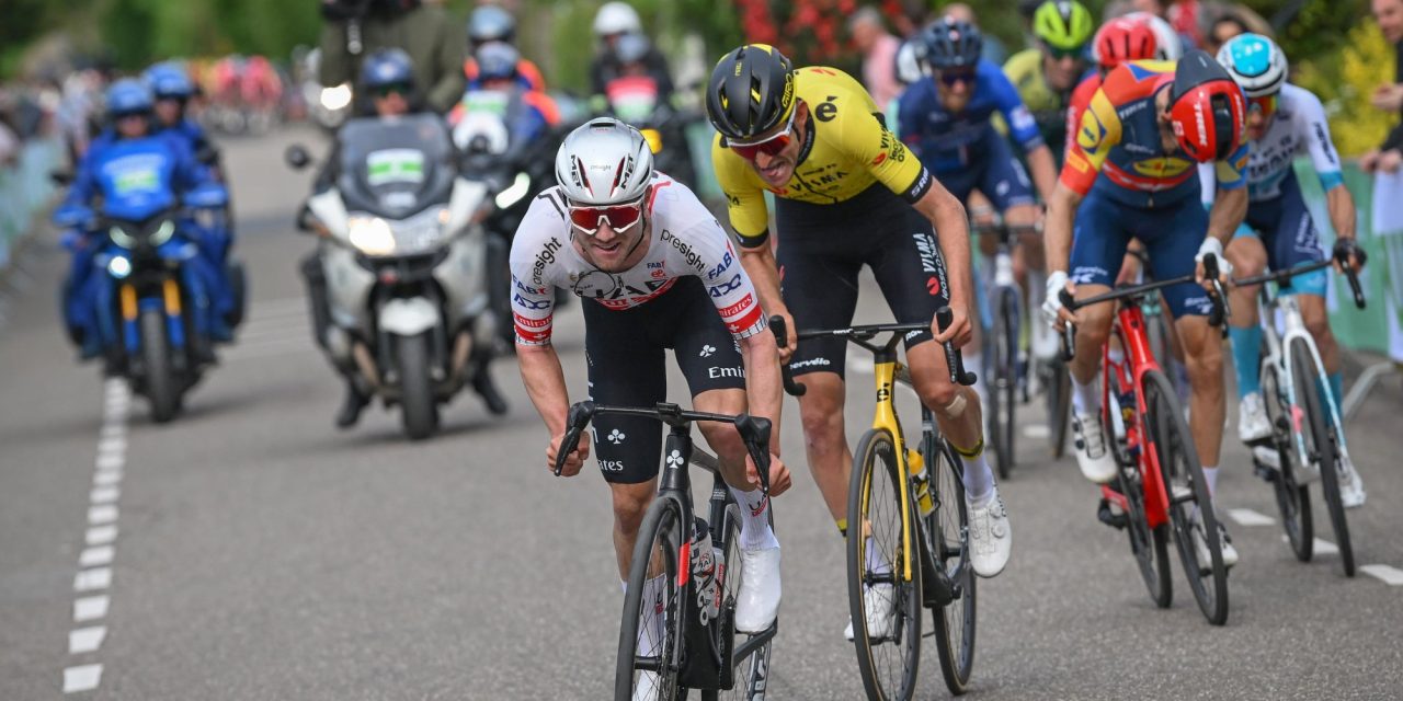 Marc Hirschi vindt vorm terug in Amstel Gold Race: “Had vanochtend nog grote twijfels”