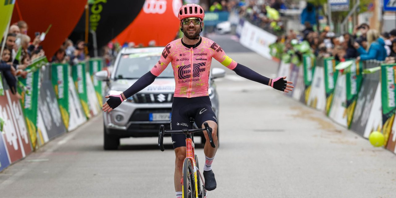 Simon Carr boekt indrukwekkende solozege in Tour of the Alps, leider López overleeft boeiende bergrit