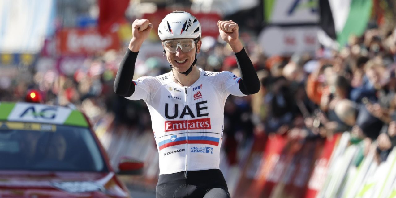 Tadej Pogacar blaast tegenstand weg in Luik-Bastenaken-Luik, Mathieu van der Poel derde