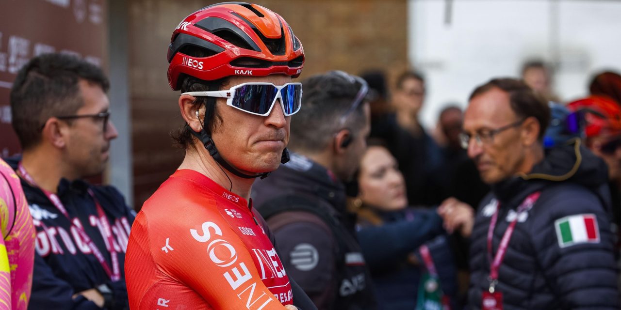 Geraint Thomas herpakt zich op Prati di Tivo: “Was verrast dat bepaalde renners eraf gingen”