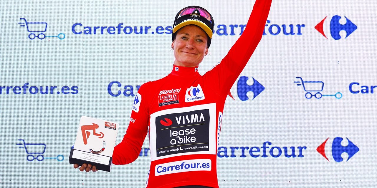 Geen ritzege, wel rode trui voor Marianne Vos in Vuelta: 