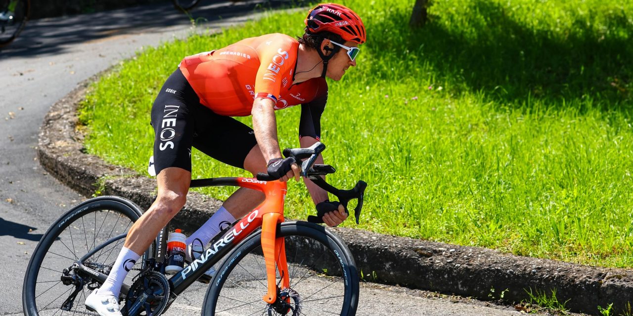 Geraint Thomas reageerde niet op aanval Tadej Pogacar: “Voelde me de hele dag niet super”