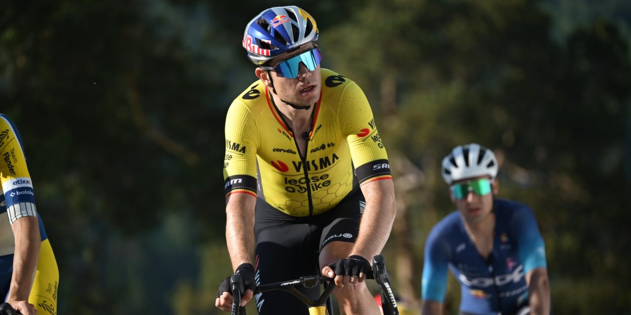 Wout van Aert moet passen op slotklim, maar houdt wel goed gevoel over aan openingsrit Tour of Norway