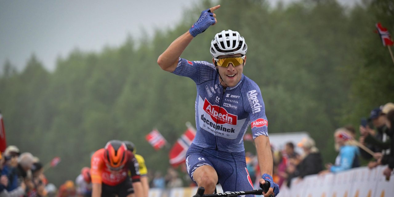 Laurance klopt Hayter en Lemmen op lastige slotklim in Tour of Norway, Nys verliest gele trui