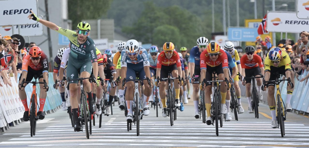 Jordi Meeus de snelste in derde etappe Tour of Norway, Van Aert vierde