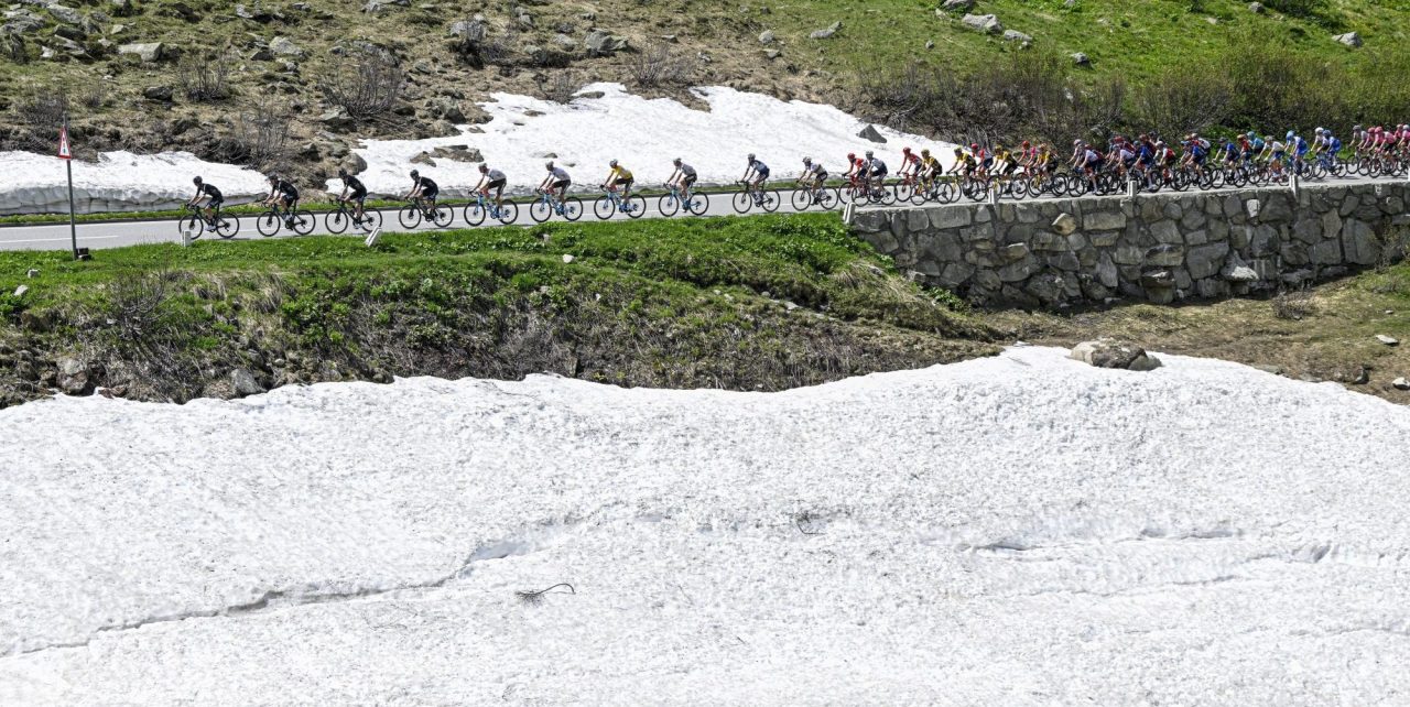 Ronde van Zwitserland schrapt Nufenenpas wegens sneeuwval, koninginnenrit flink ingekort