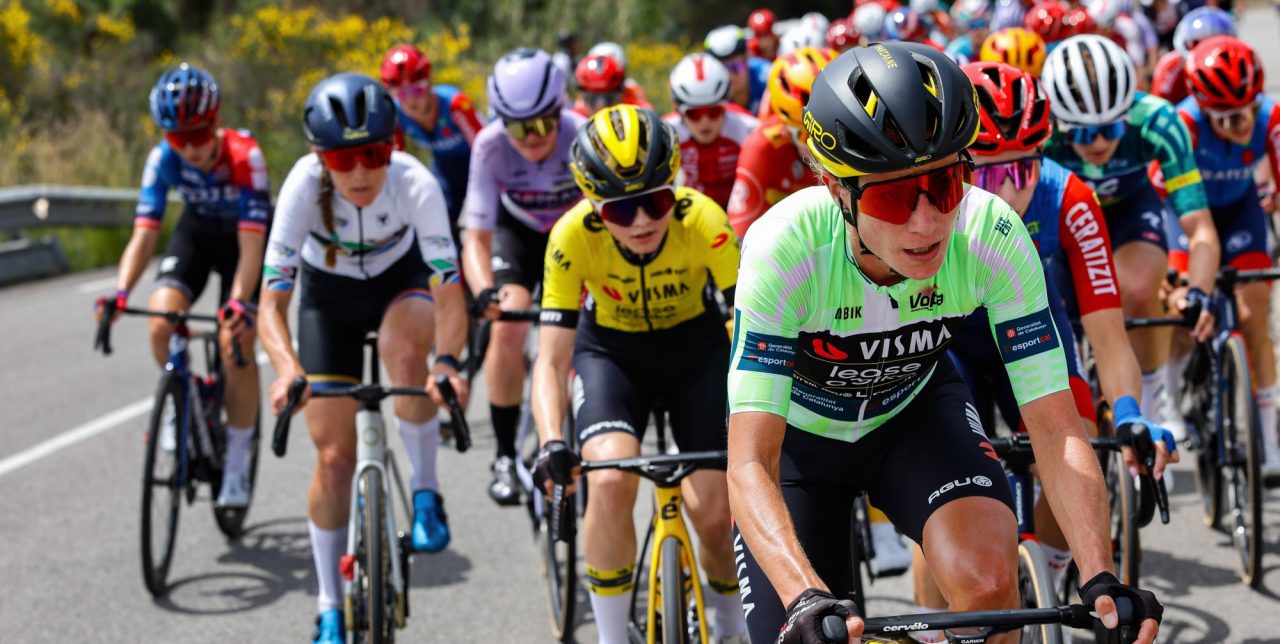 Marianne Vos eindwinnares Ronde van Catalonië, Ally Wollaston snelt naar tweede dagzege