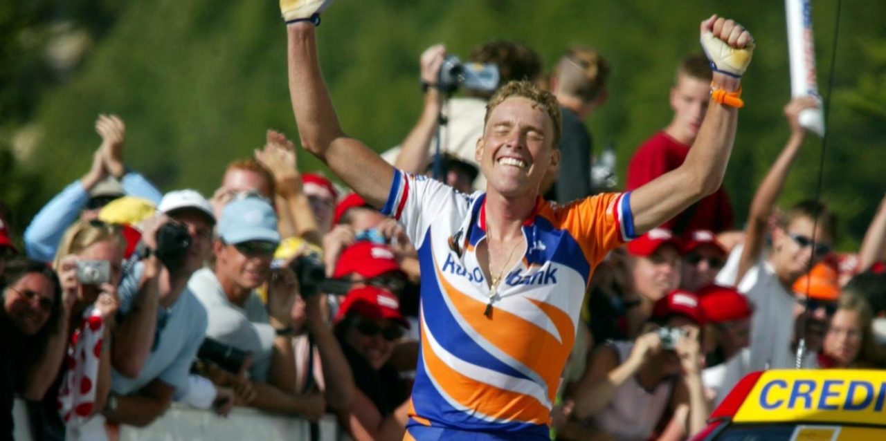 Zo schreef Michael Boogerd geschiedenis op La Plagne, waar het peloton vandaag terugkeert