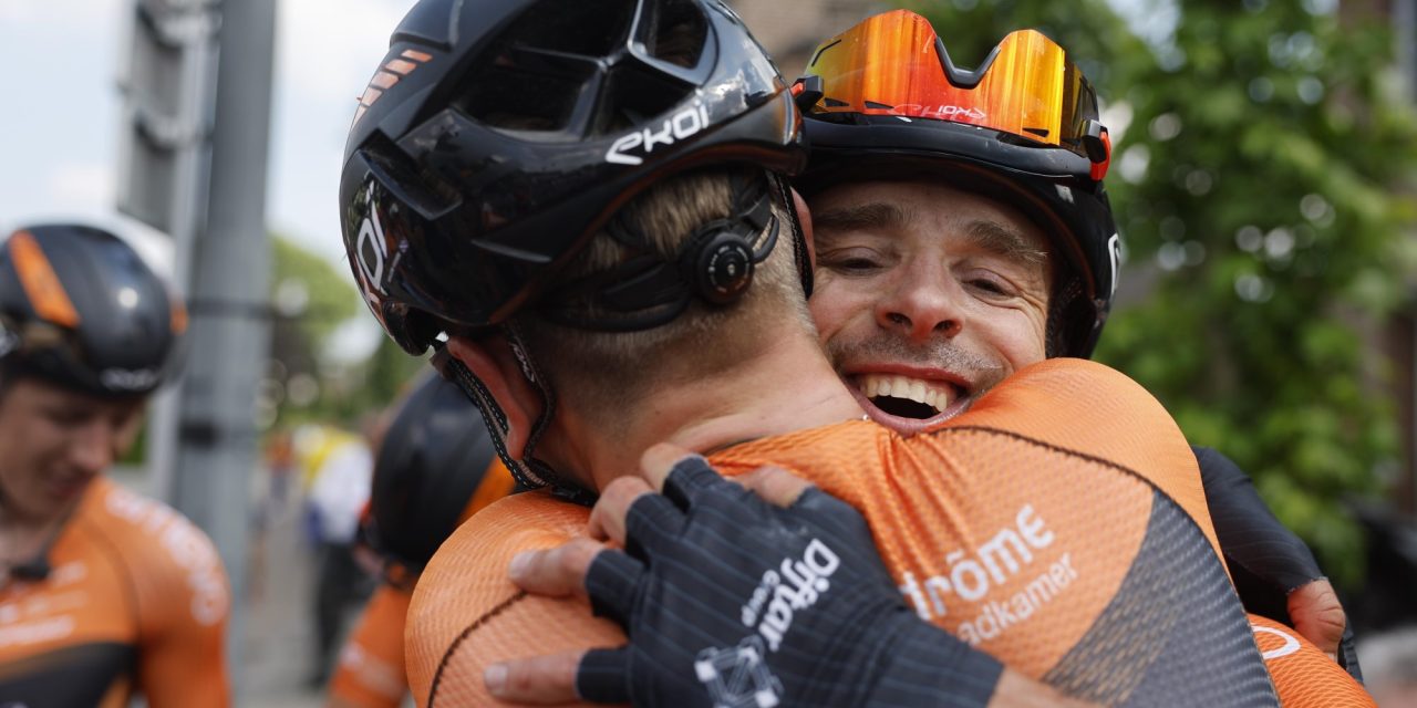 Peter Schulting na zege in ZLM Tour: “Mooi om profs te verslaan terwijl ik normaal leven heb naast de fiets”