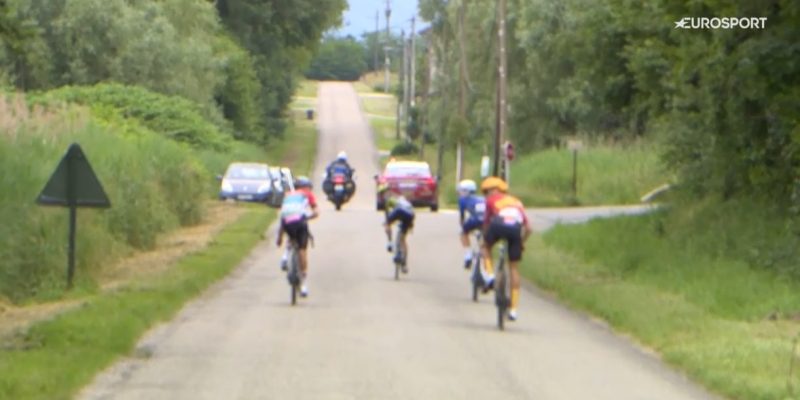 Foutje, bedankt! Koplopers rijden verkeerd in het Critérium du Dauphiné