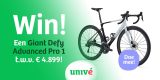 Win met Univé een Giant Defy Advanced Pro 1 racefiets