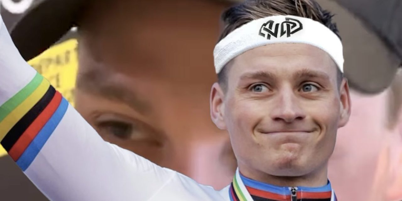 Mathieu van der Poel met haarband in Tour? ‘Kijken welk rugnummer ik heb’