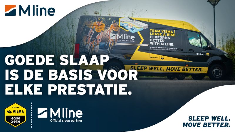 Tour de slaap : Eigen M line matras helpt Team Visma | Lease a Bike naar topprestaties