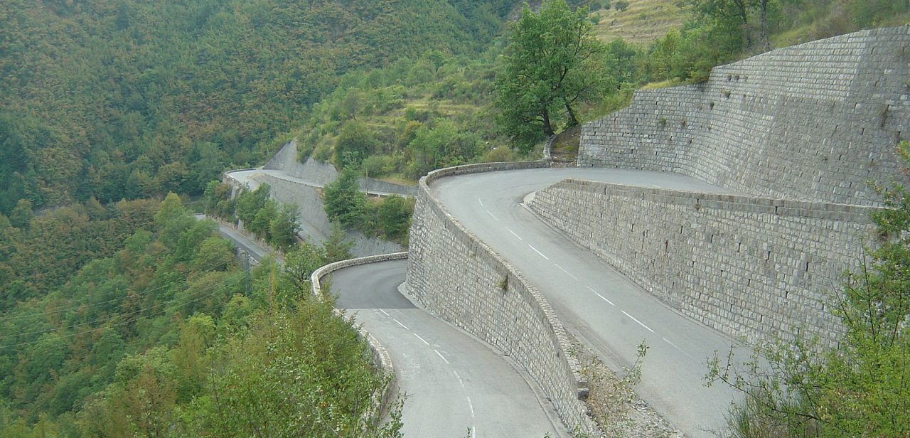Een adembenemend mooie klim: de Col de Turini