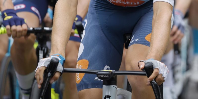 Echt waar: aerodynamische fietscomputer-houder voor dsm-firmenich PostNL
