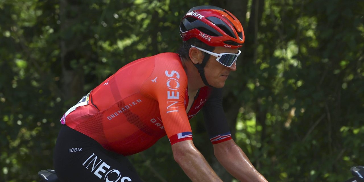 Geraint Thomas kan goed klassement in Zwitserland vergeten na val